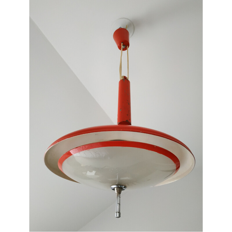 Vintage counterweight pendant lamp