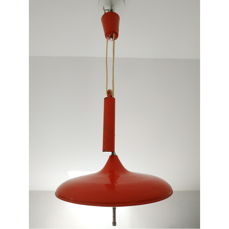 Vintage counterweight pendant lamp