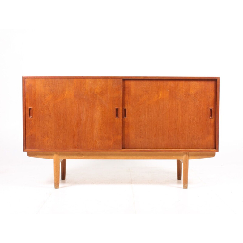 Vintage highboard in teak by Børge Mogensen for Søborg Møbelfabrik