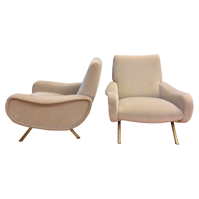 2 Lady armchairs, Marco ZANUSO - 1950s