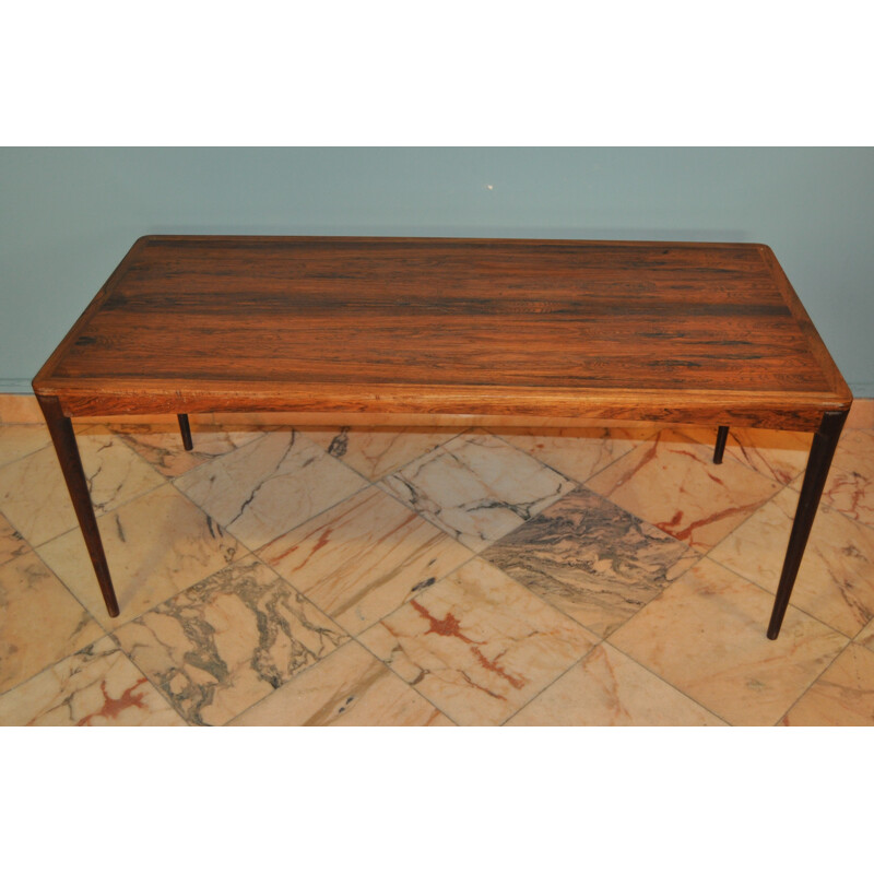 Mid-century coffee table in Rio rosewood - 1960s