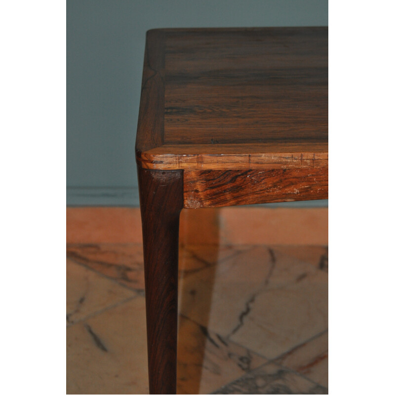 Mid-century coffee table in Rio rosewood - 1960s