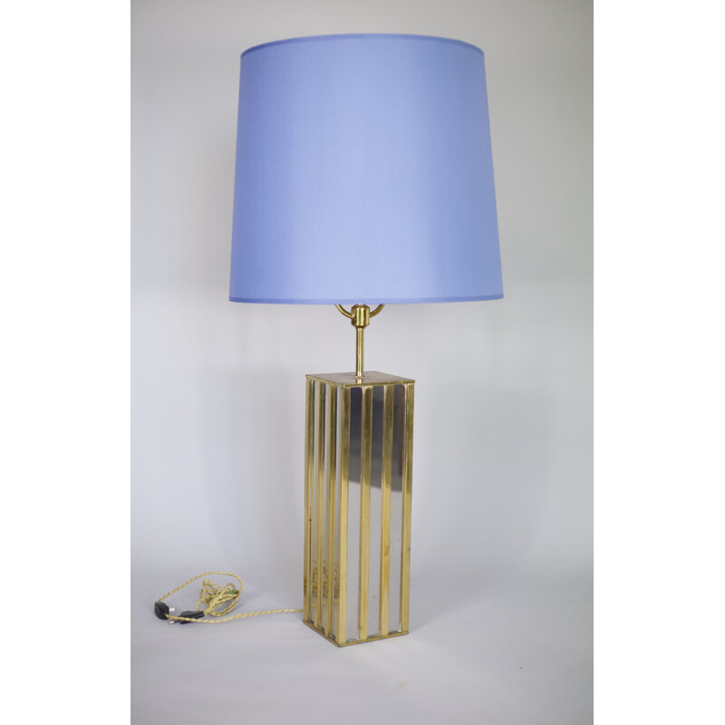 Vintage "Building" table lamp by Jacques Charpentier