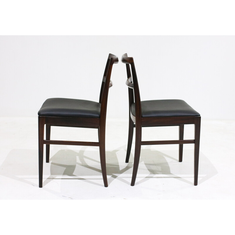 Suite de 8 chaises à repas vintage "430" par Arne Vodder