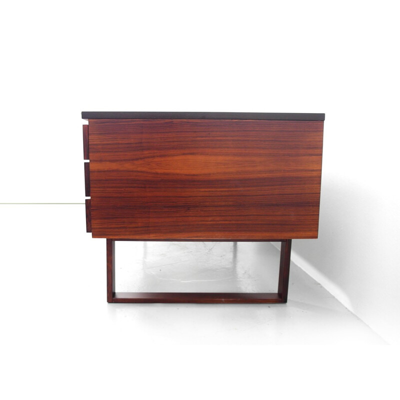 Modernist desk in rosewood, Kai KRISTIANSEN - 1950s