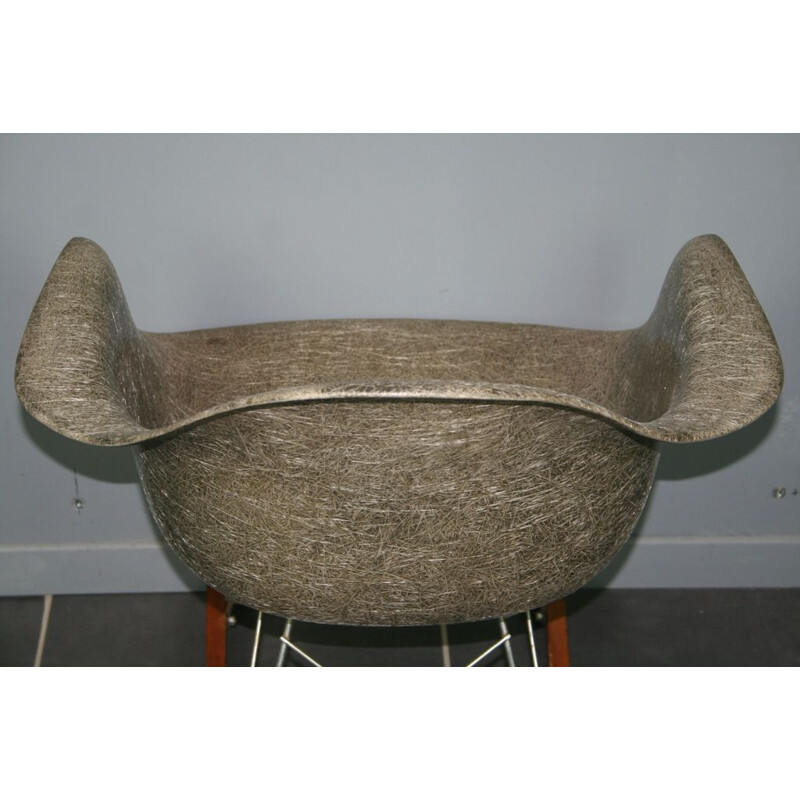 Grey Vintage Armchair "elephant" by Herman Miller