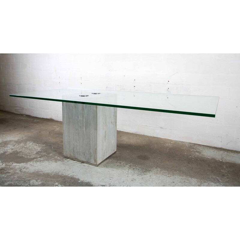 Vintage Dining table by Sergio & Giorgio Saporiti