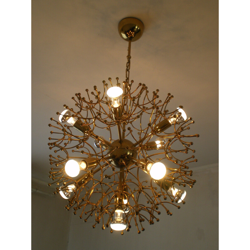 Vintage Chandelier "Sputnik" by Gaetano Sciolari