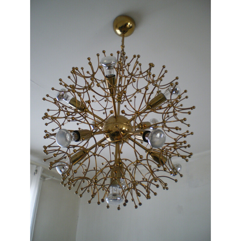 Vintage Chandelier "Sputnik" by Gaetano Sciolari