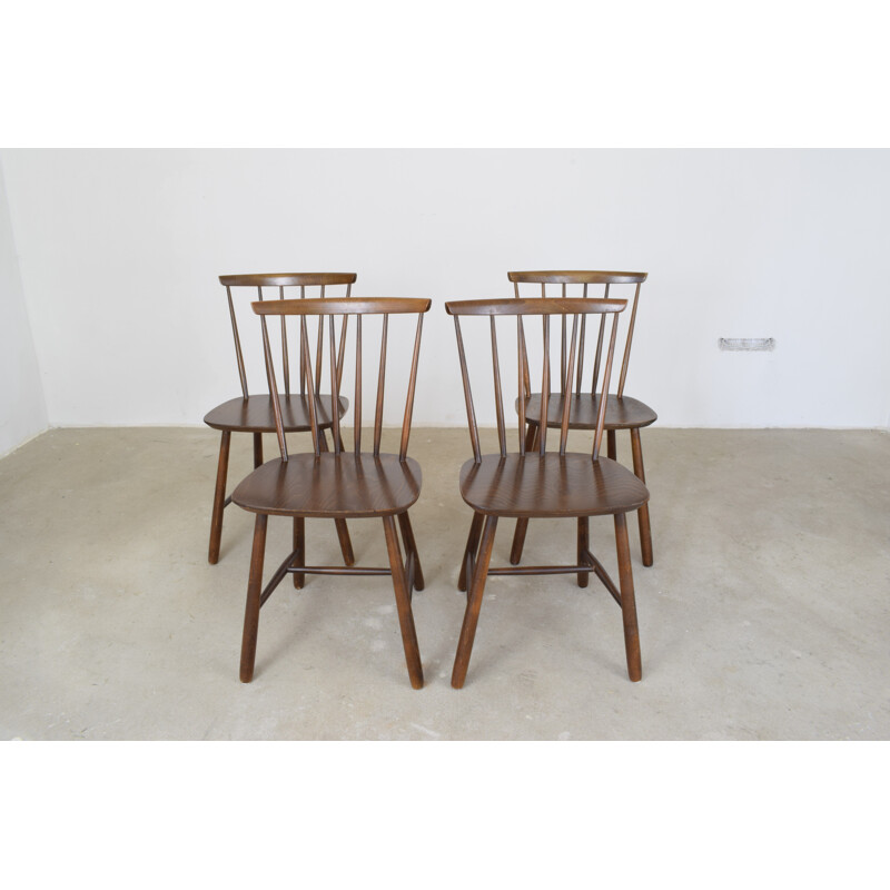 Vintage Set of 4 Danish Dining Chairs by Farstrup Møbler