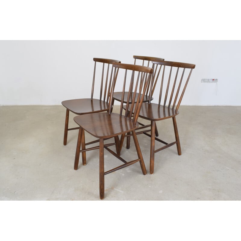Série de 4 chaises danoises par Farstrup Møbler