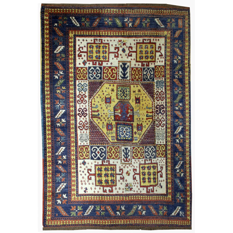 Tapis caucasien "Kazak Karachov" fabriqué à la main