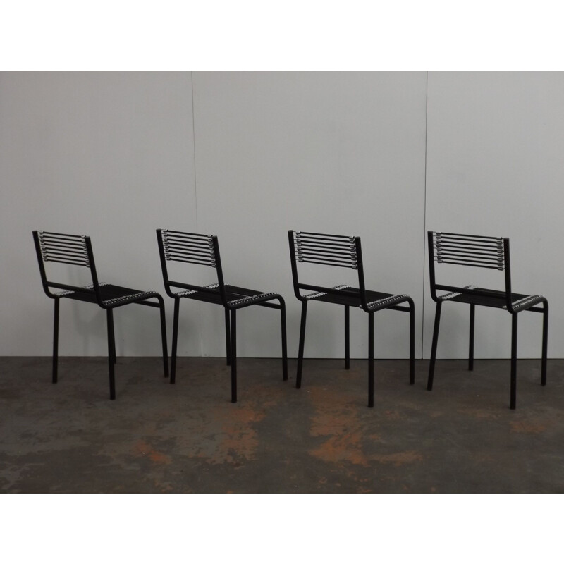 Set of 4 Sandow Chairs René Herbst