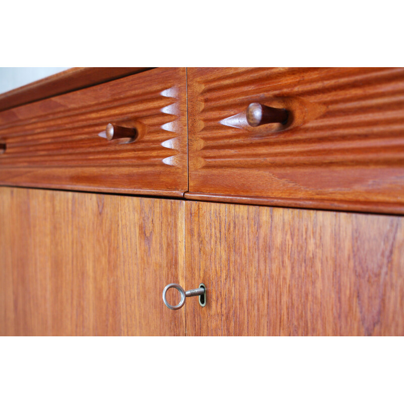 Vintage British sideboard in teak by Dalescraft