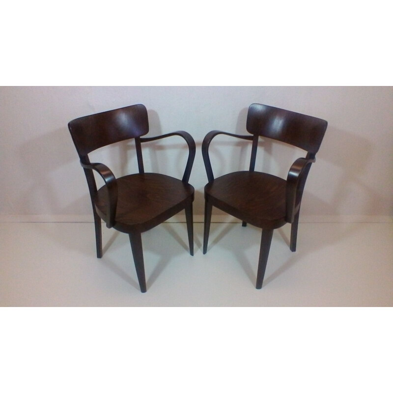 Set of 2 vintage armchairs by Thonet