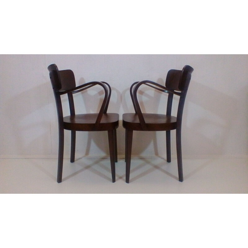 Set of 2 vintage armchairs by Thonet