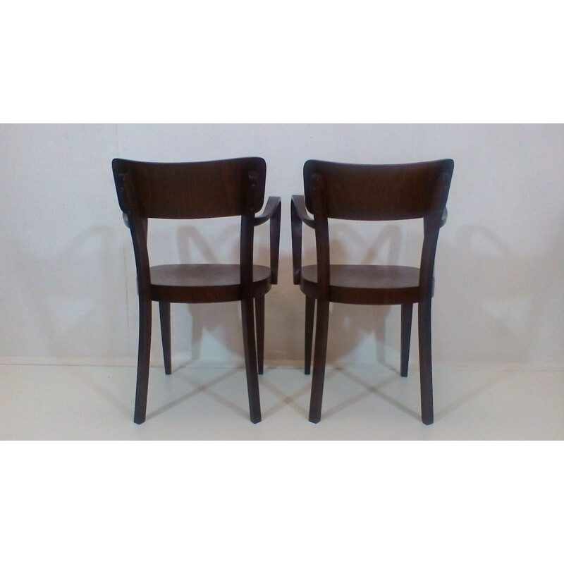 Set of 2 vintage armchairs by Thonet