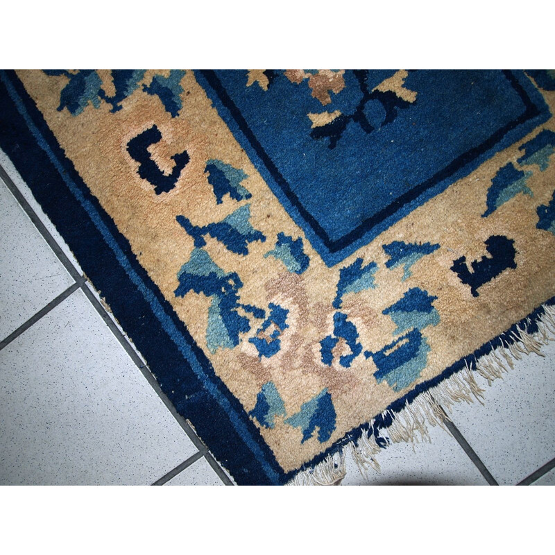 Vintage chinese hanmade rug - 1930s
