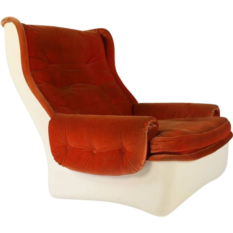 Vintage lounge chair fiberglass for Airborne 