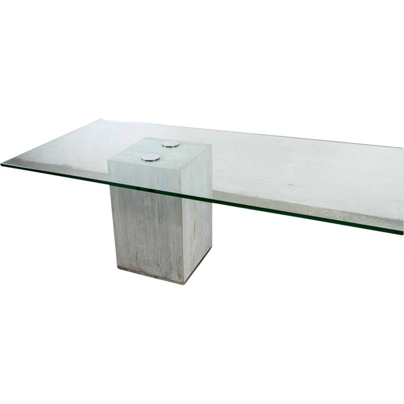 Vintage Dining table by Sergio & Giorgio Saporiti