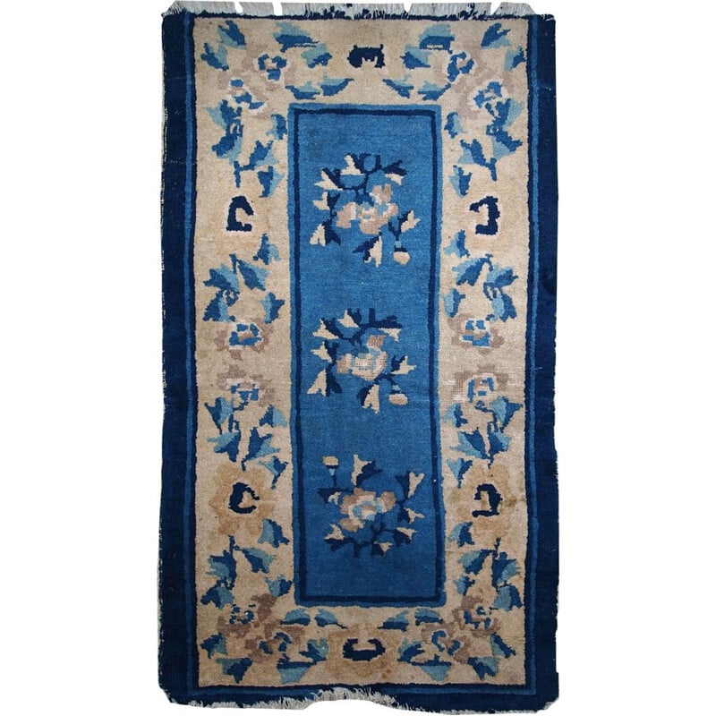Vintage chinese hanmade rug - 1930s