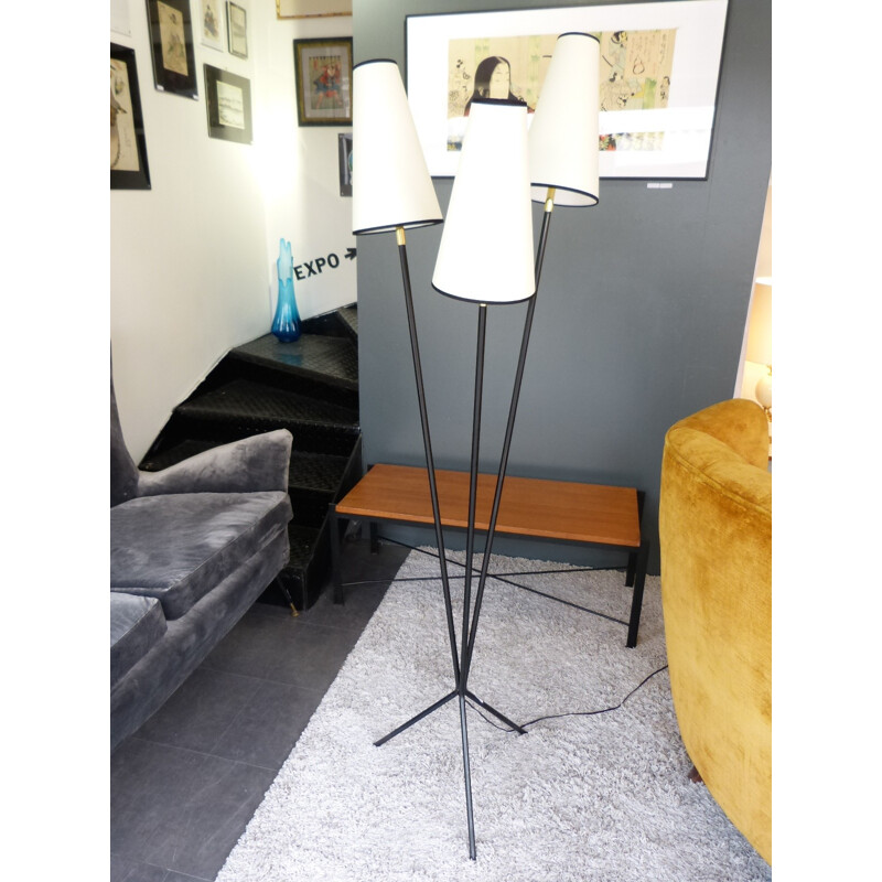 Vintage French floor lamp - 1950s