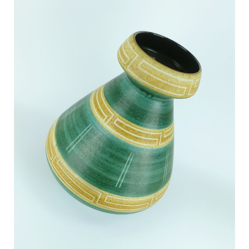 Vintage floor vase in ceramic for Bay-Keramik 