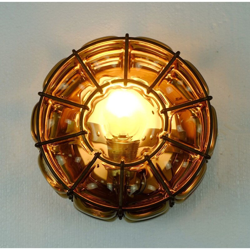 Limburg Sconce or Ceiling Lamp Smoke Glass by Limburg