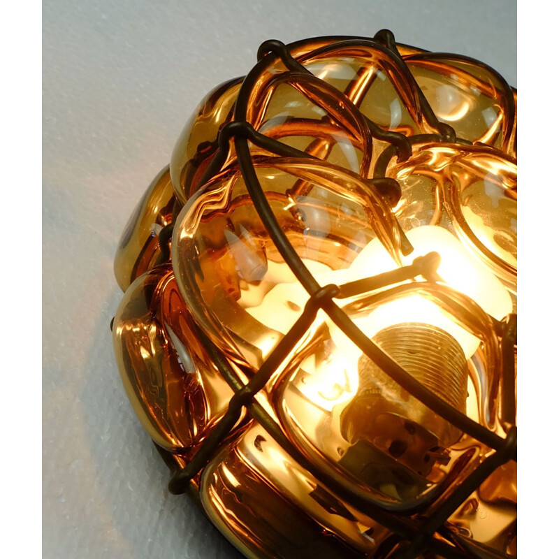 Limburg Sconce or Ceiling Lamp Smoke Glass by Limburg