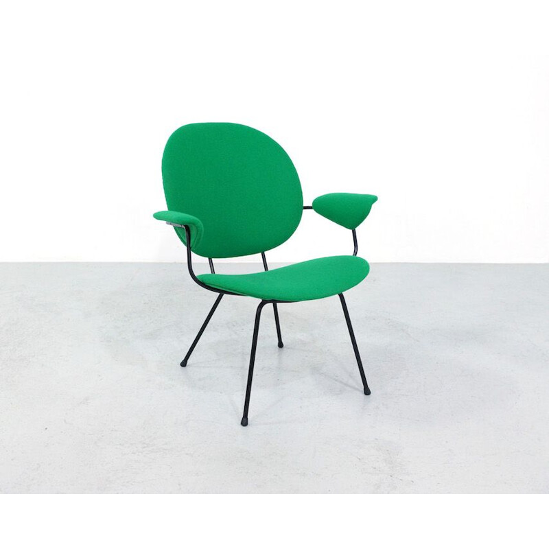 Vintage green armchair 302 by WH Gispen for Kembo