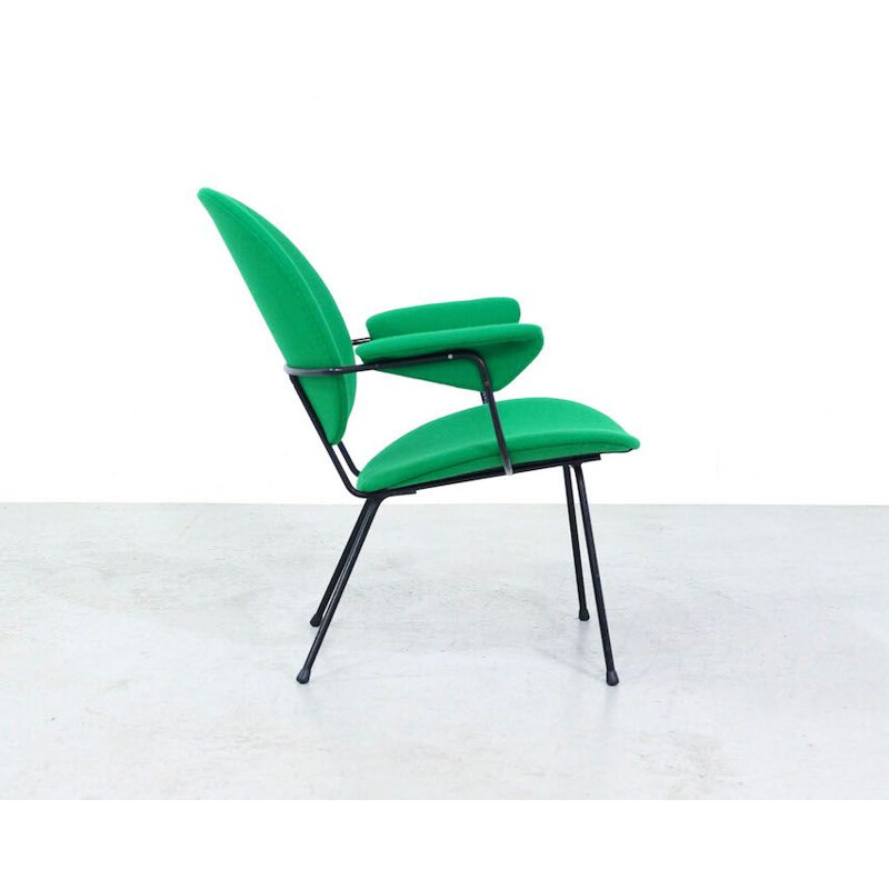 Fauteuil vintage vert 302 par WH Gispen pour Kembo