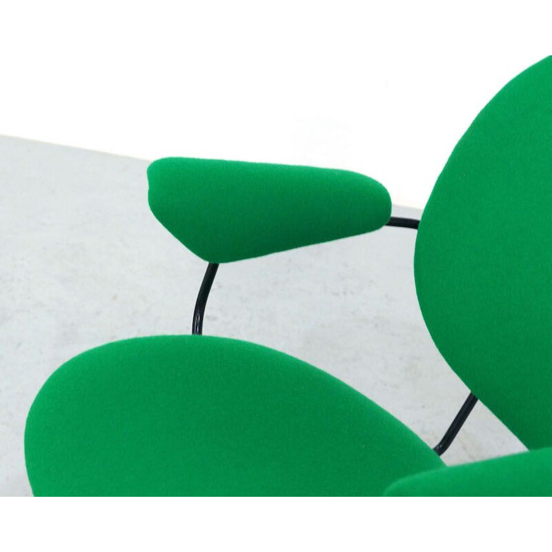 Vintage green armchair 302 by WH Gispen for Kembo