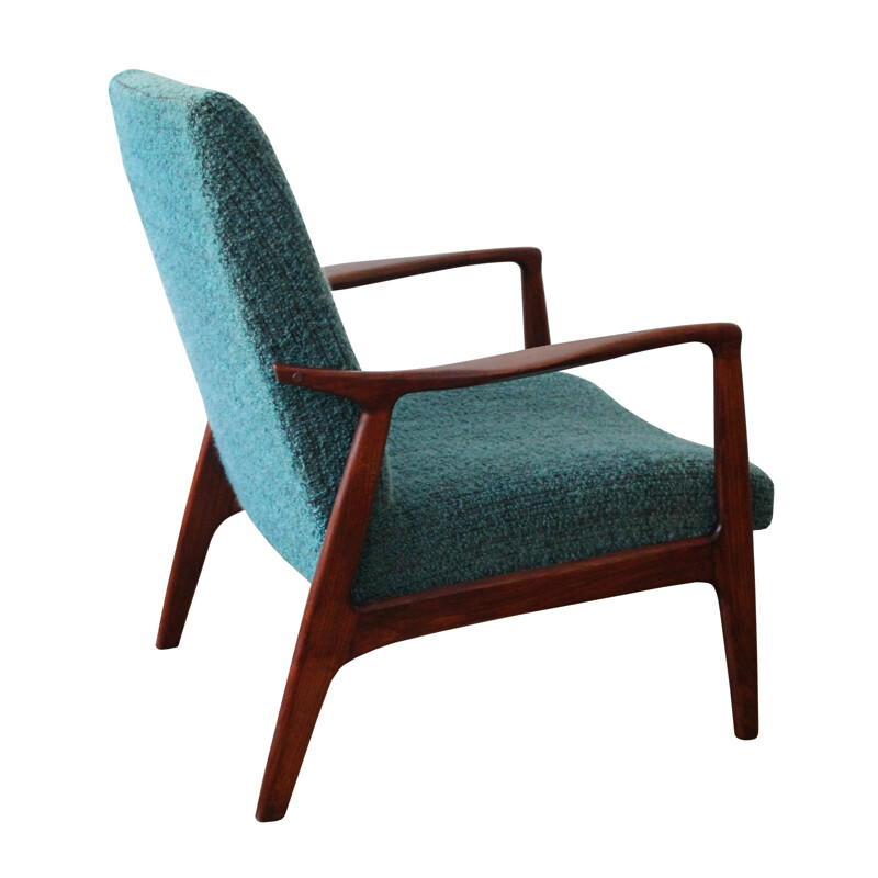 Suite de 2 fauteuils vintage allemandes verts