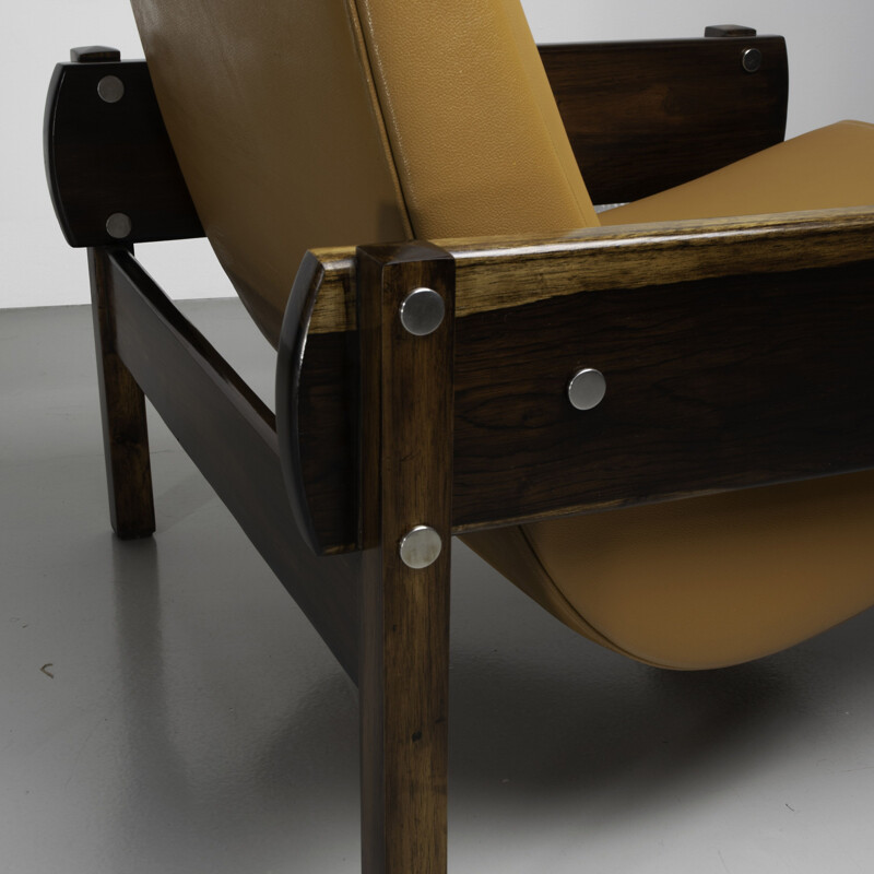 Fauteuil vintage brésilien "Vronka" par Sergio Rodrigues