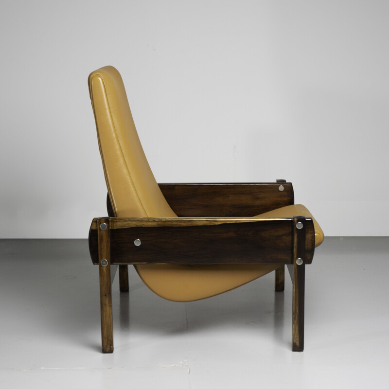 Vintage Brazilian armchair "Vronka" by Sergio Rodrigues