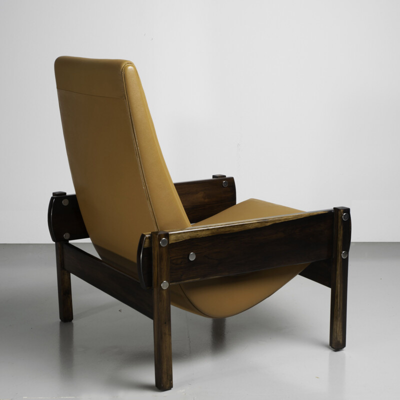 Vintage Brazilian armchair "Vronka" by Sergio Rodrigues