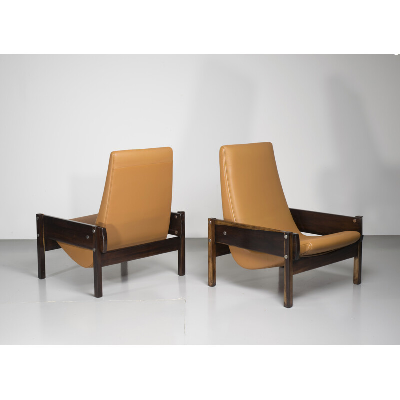 Vintage Brazilian armchair "Vronka" by Sergio Rodrigues