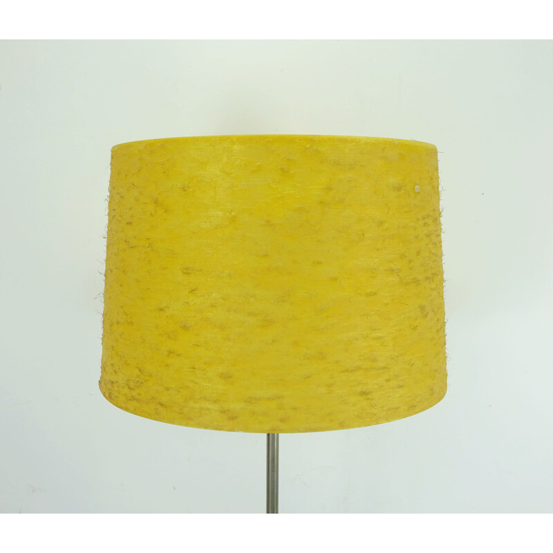 Vintage floor lamp with fiberglass shade 