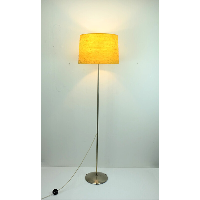 Vintage floor lamp with fiberglass shade 