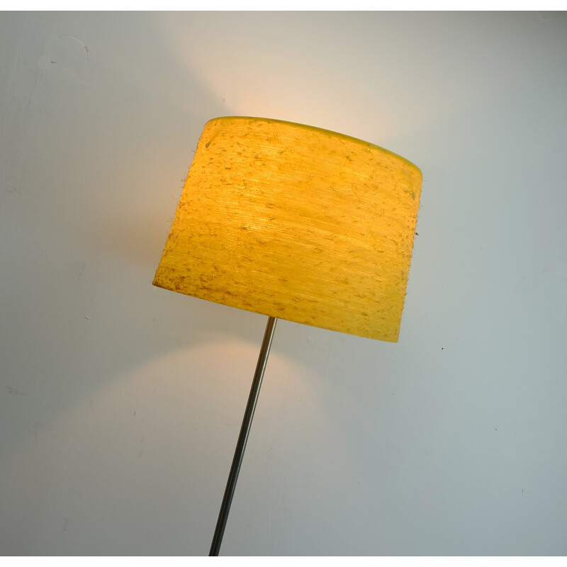 Vintage floor lamp with fiberglass shade 