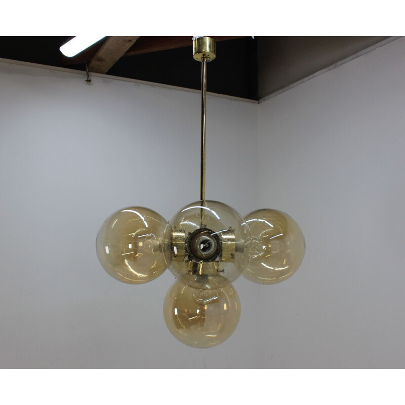 Vintage chandelier Sputnik by Kamenicky Senov