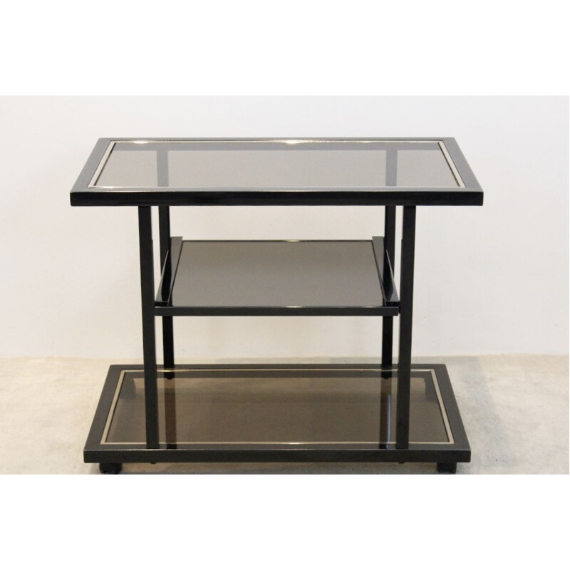 Rolling bar nero vintage di Roger Vanhevel