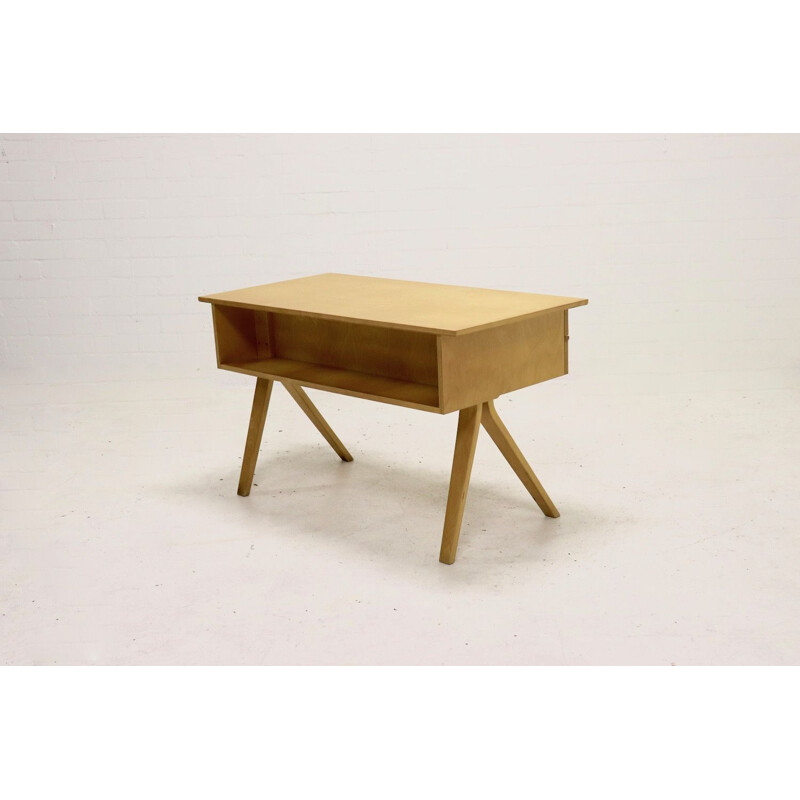 Bureau vintage en bois de bouleau "EB02" par Cees Braakman pour Pastoe