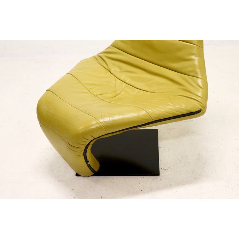 Lounge chair vintage vert pomme "Turner" édition limitée par Jack Crebolder pour Harvink