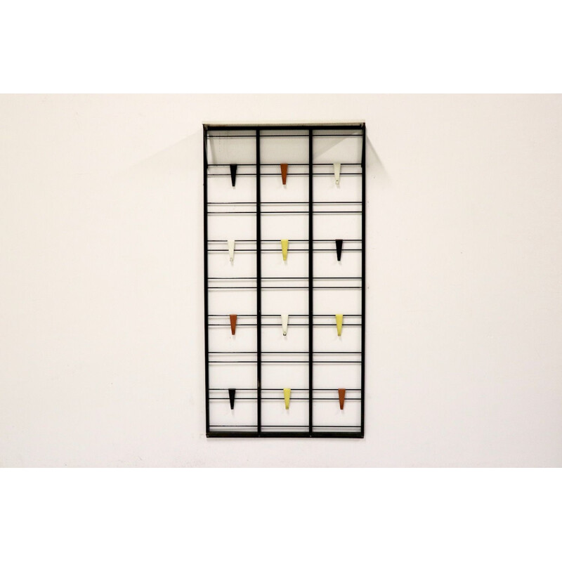 Vintage "Toonladder" coat rack by Tjerk Reijenga for Pilastro Holland