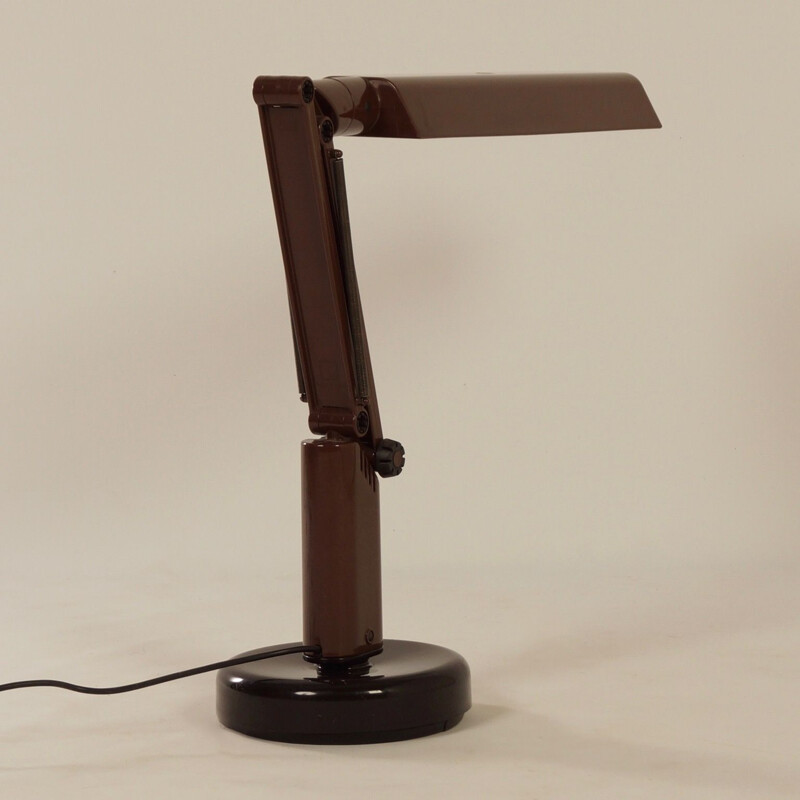 Brown "Lucifer" desk lamp by Tom Ahlstrom & Hans Ehrich for Fagerhults