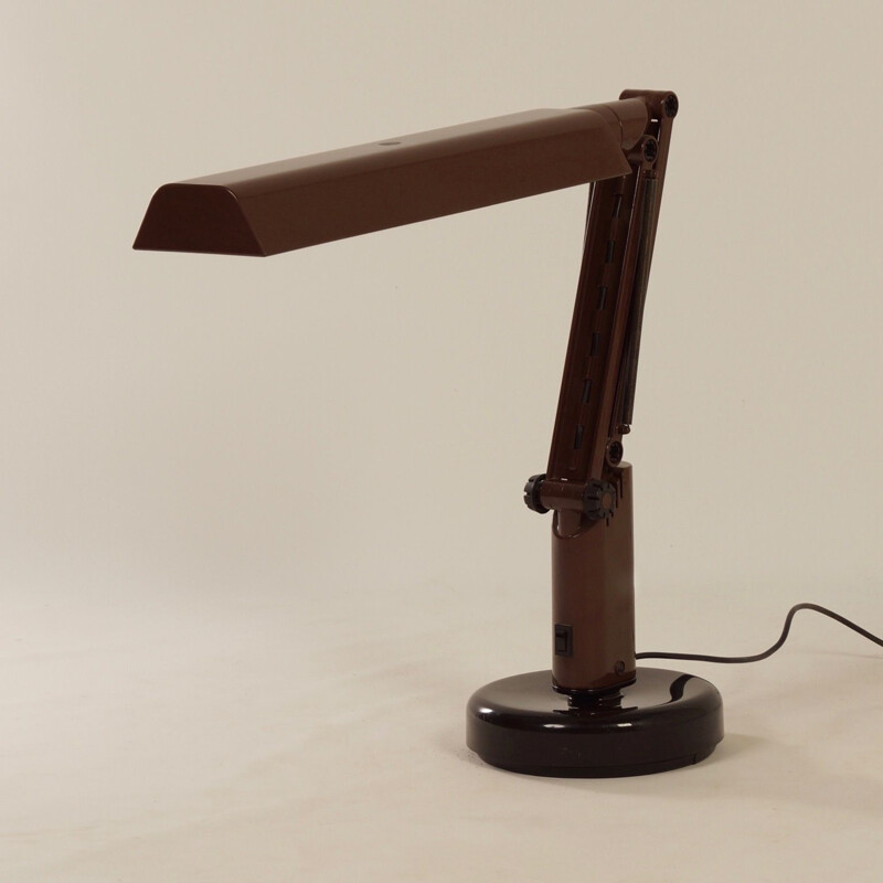 Brown "Lucifer" desk lamp by Tom Ahlstrom & Hans Ehrich for Fagerhults