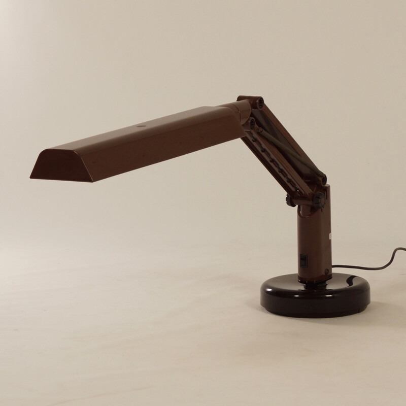 Brown "Lucifer" desk lamp by Tom Ahlstrom & Hans Ehrich for Fagerhults