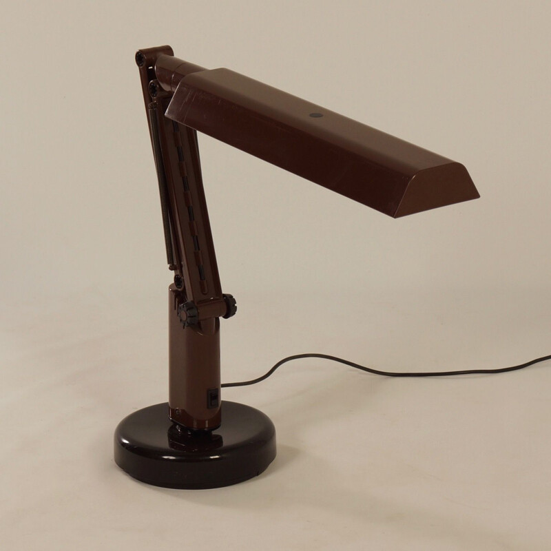 Brown "Lucifer" desk lamp by Tom Ahlstrom & Hans Ehrich for Fagerhults