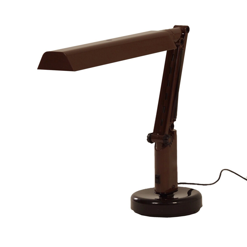 Brown "Lucifer" desk lamp by Tom Ahlstrom & Hans Ehrich for Fagerhults